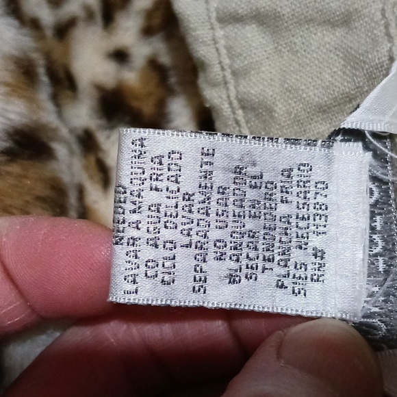 NWOT Connection 18 2pc Linen Sleeveless Button down & Crop pants Sz L juniors - Picture 9 of 16